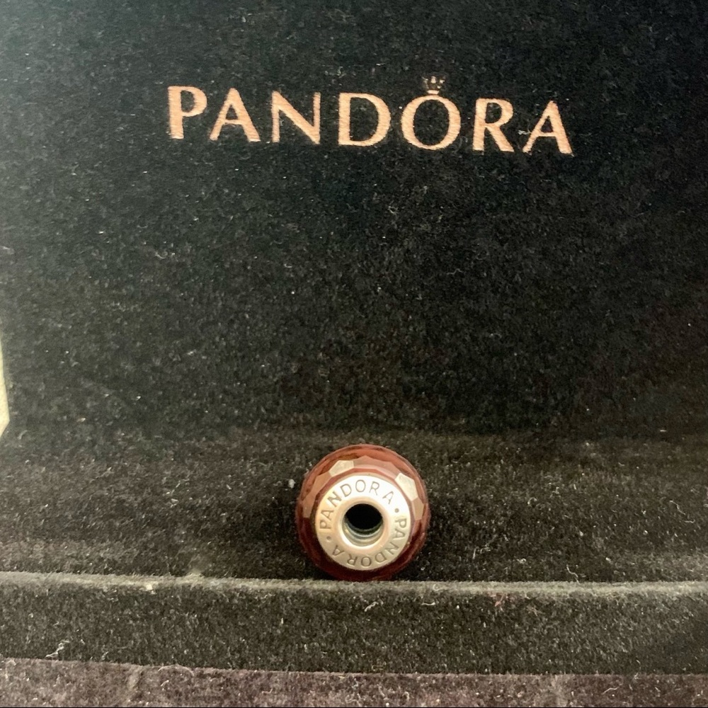 Authentic Pandora Purple Glass Bead - Picture 3 of 4